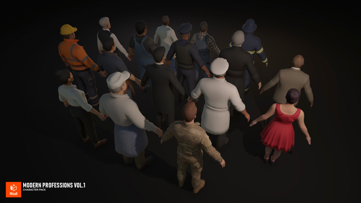 Modern Professions Vol.1 - Character Pack