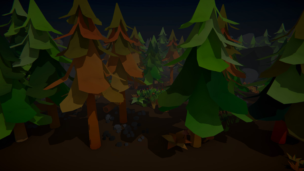 Polygonal Woodlands Nature Asset Package