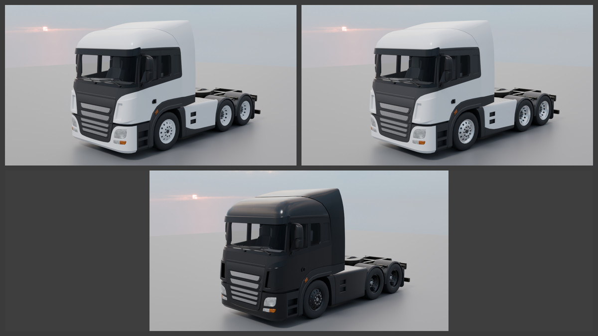 Realistic Logging Truck Pack – Semi Truck + Timber Trailer + 4 Wood Variants