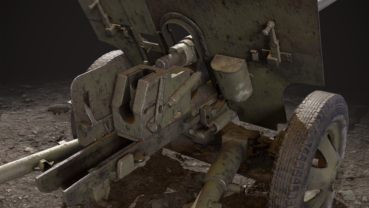 ZIS 2 Cannon WW II