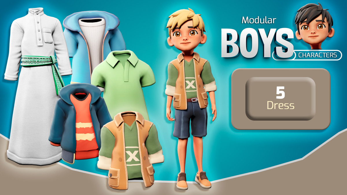 Modular Boys Characters