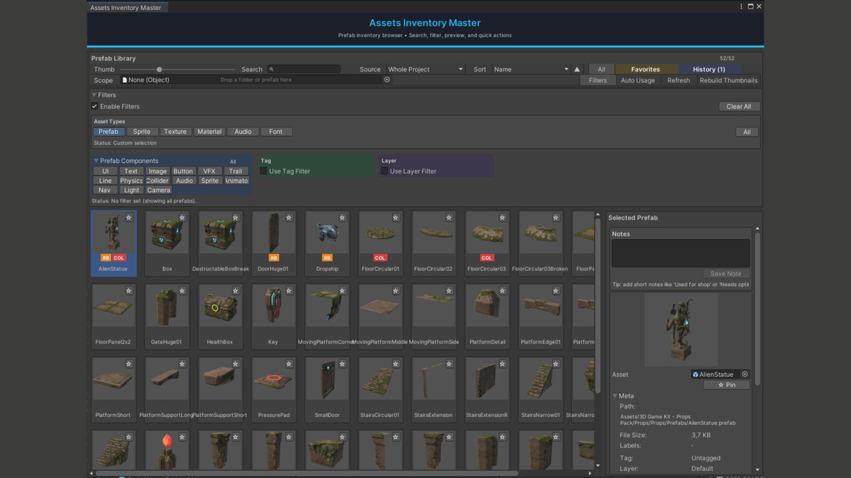 Assets Inventory Master