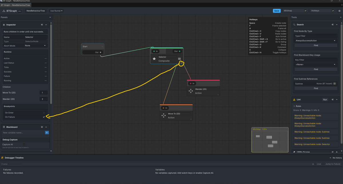 BTGraph Pro - AI Behaviour Tree Framework