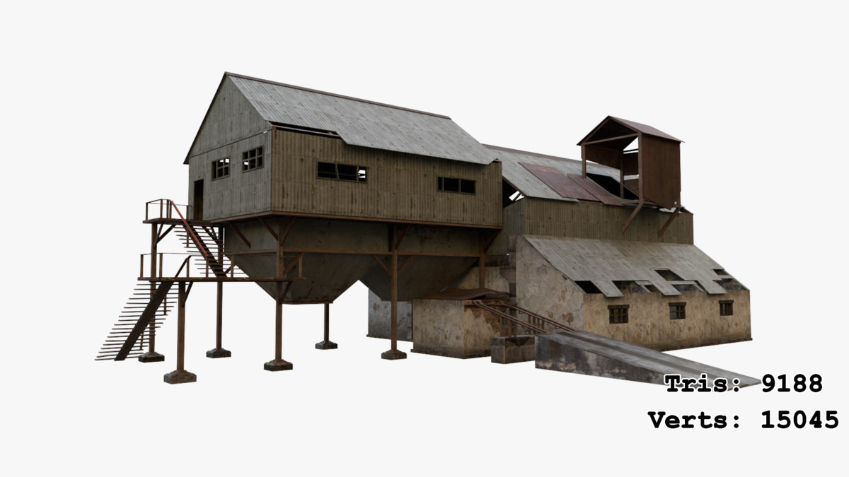 Abandoned Apocalyptic Country House