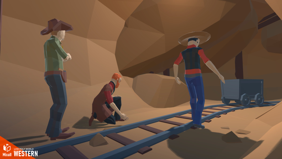 LOW POLY WORLD - WESTERN