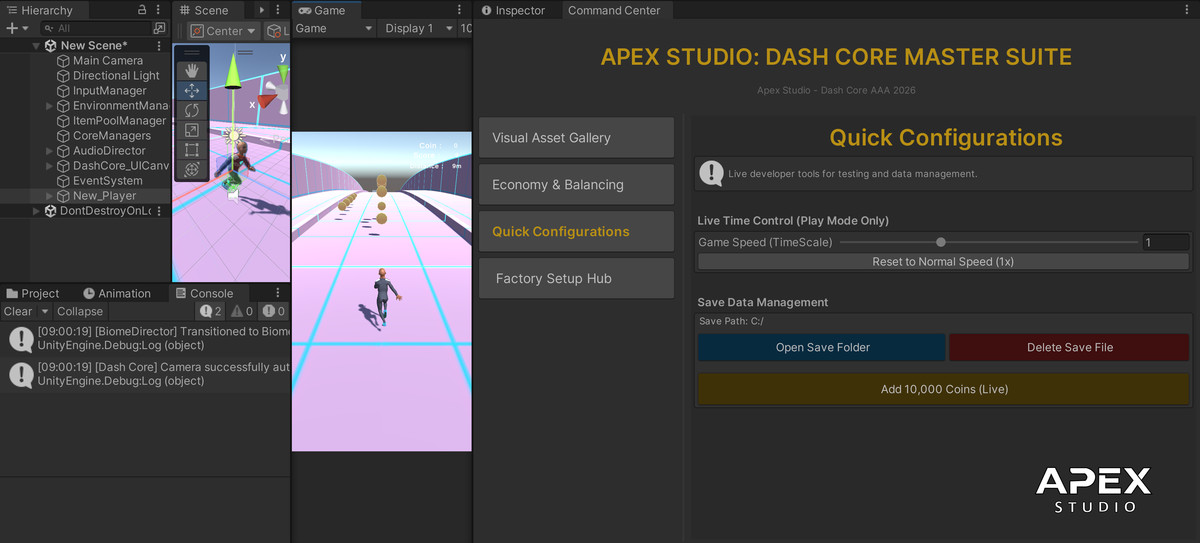 Dash Core Endless Runner