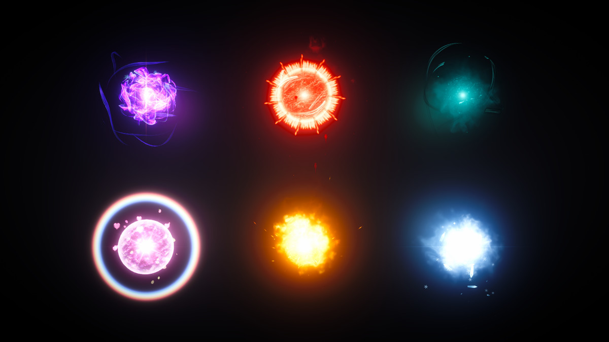 Elemental Orbs VFX - 57 Real-Time Magic Orbs