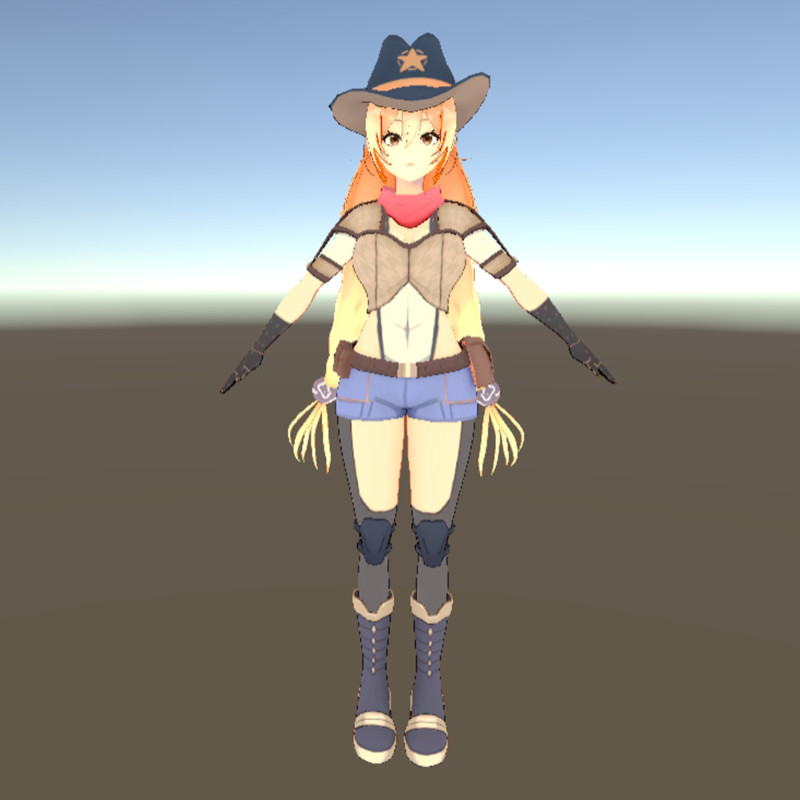 Anime Combat Cowgirl