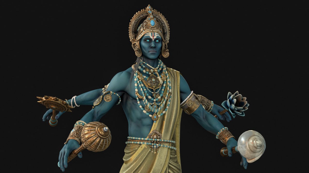 Indian God Vishnu