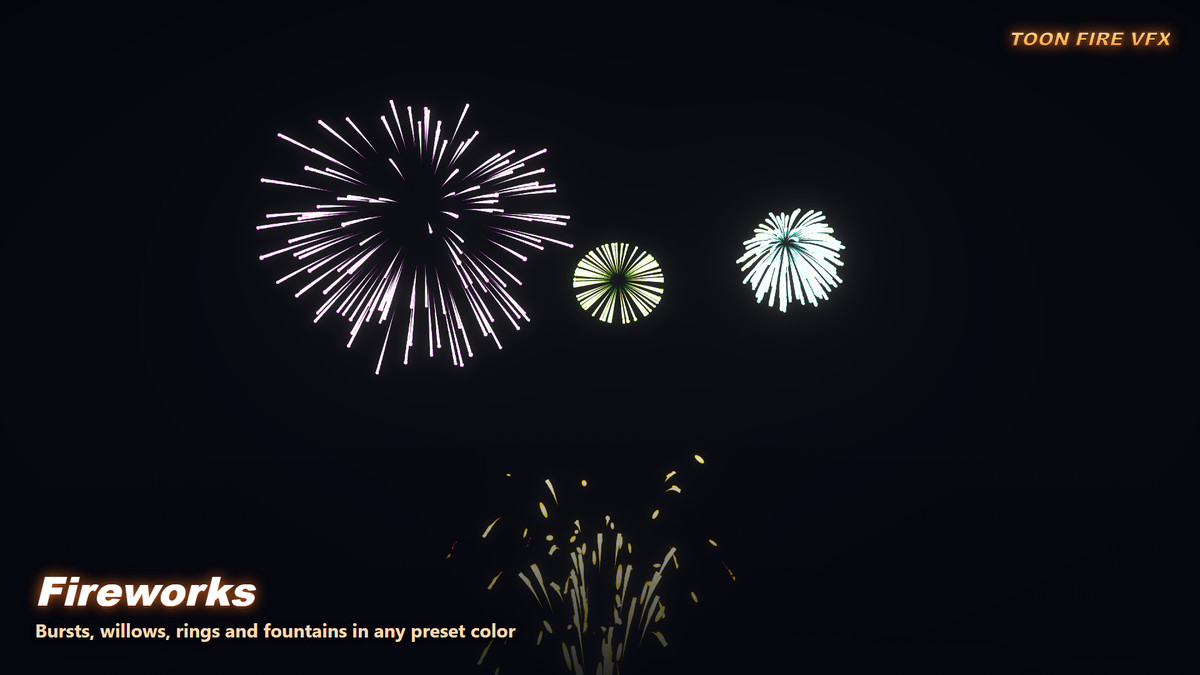 Toon Fire VFX Pack — 100 Stylized Fire Effects