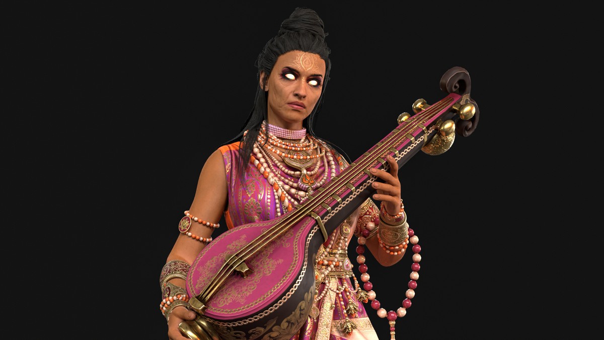 Indian Goddess Saraswati
