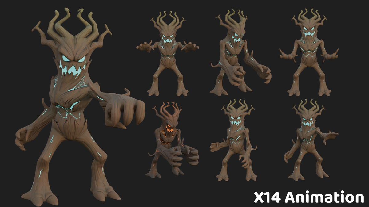 Stylized Treant Creature