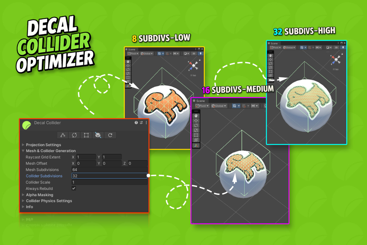 DECAL COLLIDER – Ultimate Runtime Mesh & Collision Decals