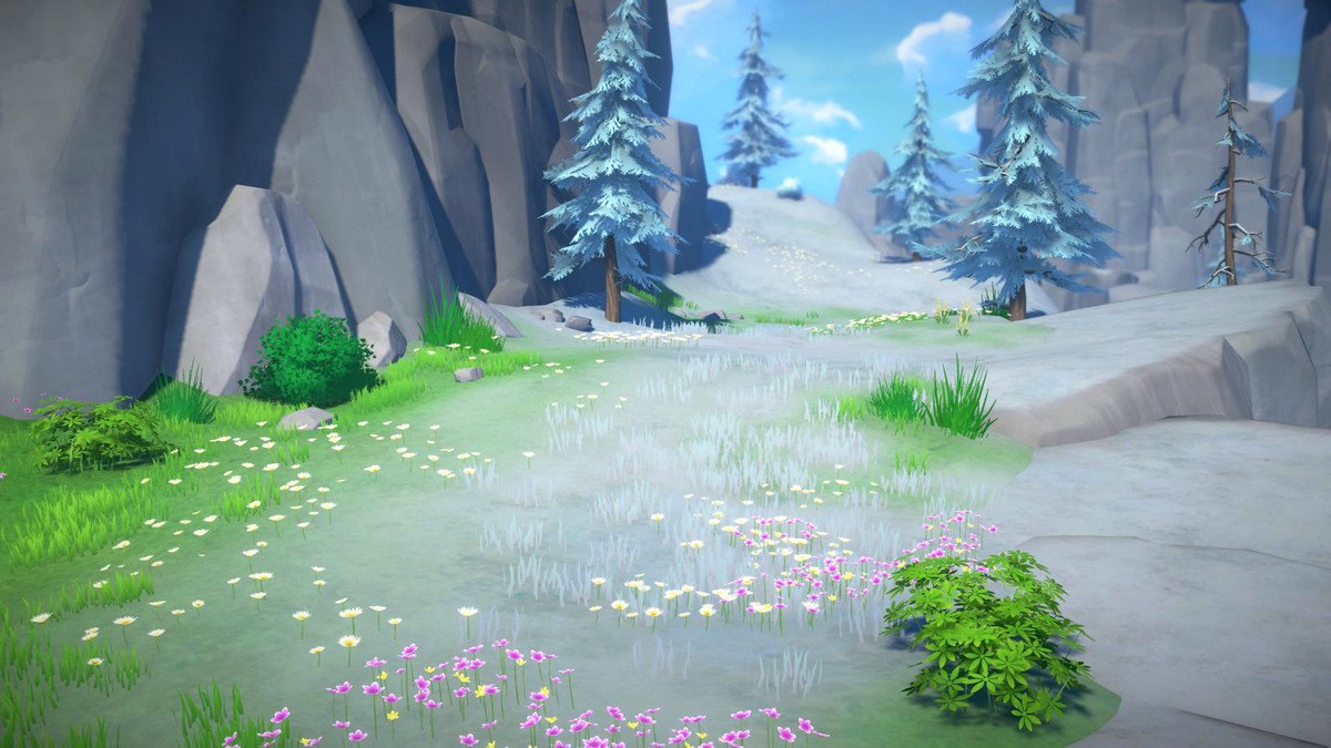 Stylized Snow & Pine Forest