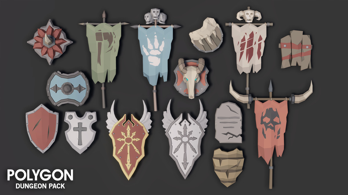 Value Bundle – POLYGON Dungeons Pack and Fantasy Dungeon Map