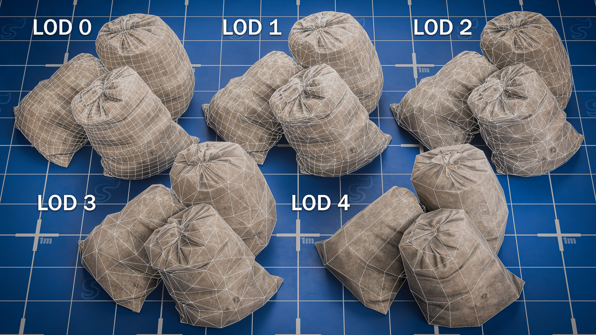 Realistic Garbage Bags Pack