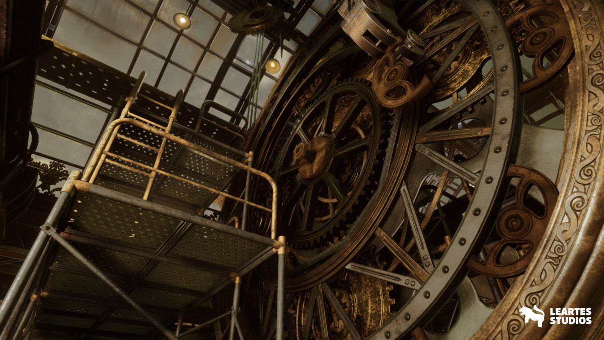 Steampunk Clock Factory Environment