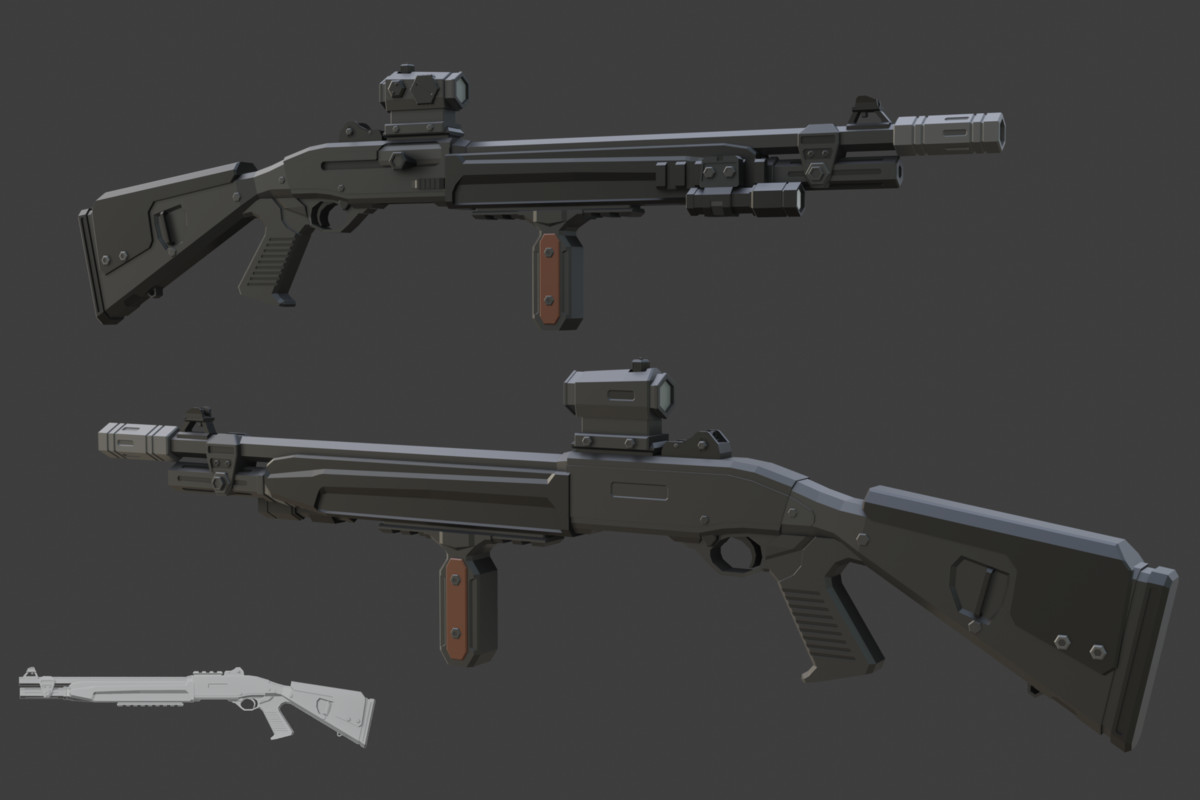 Low Poly Weapon Bundle Pack 3