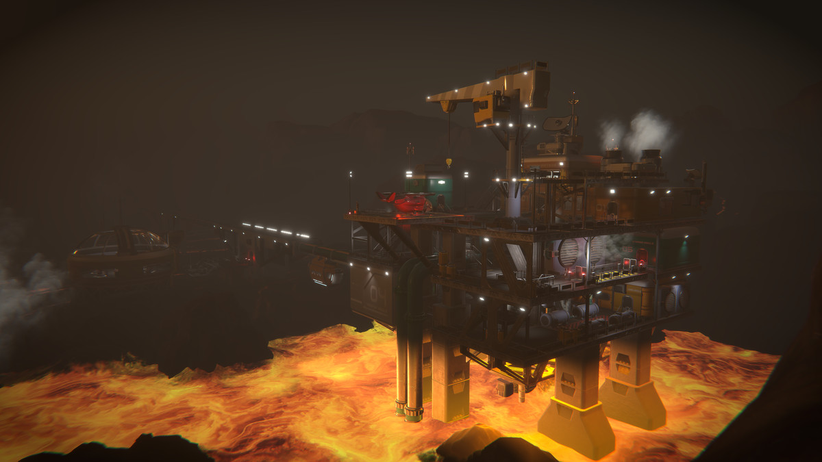 Modular Sci Fi Base Kit-Volcano