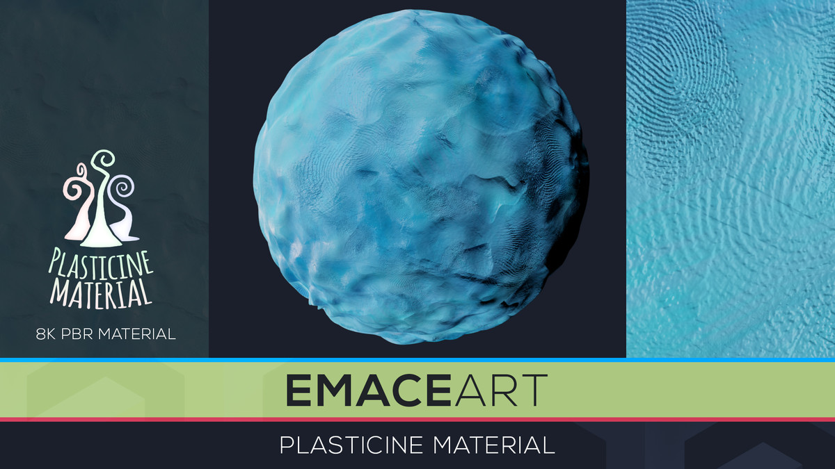 11 URP Stylized Material PBR Texture Pack - MoldWorld Plasticine
