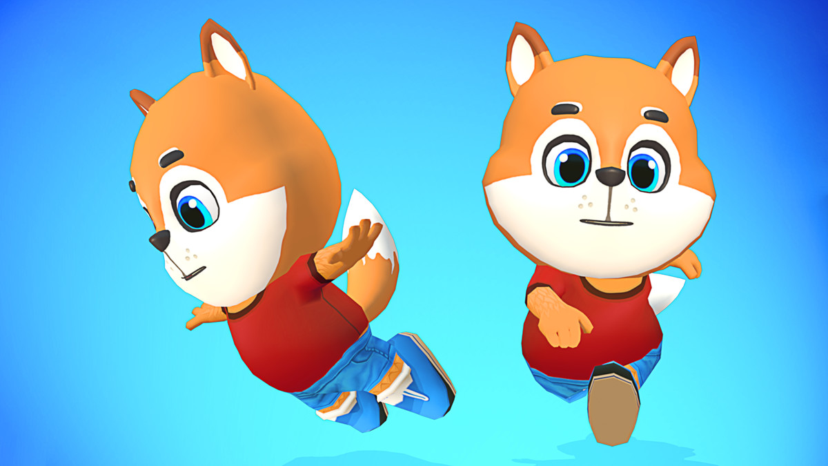 Fox Dog Animated