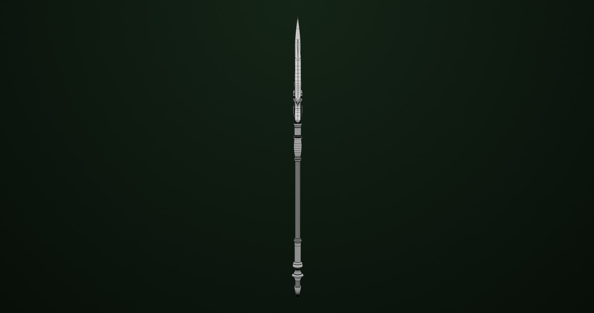 Fantasy Trident 06 URP HDRP Textures