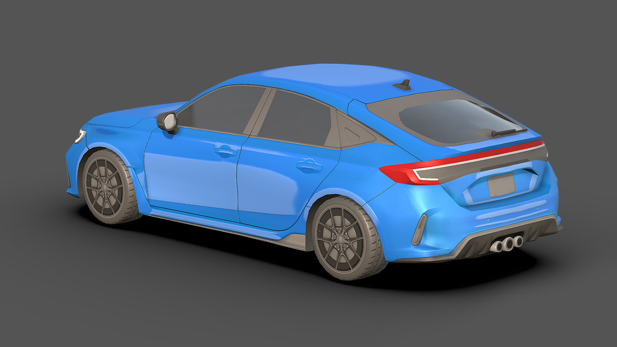Sedan Low Poly Cars Pack