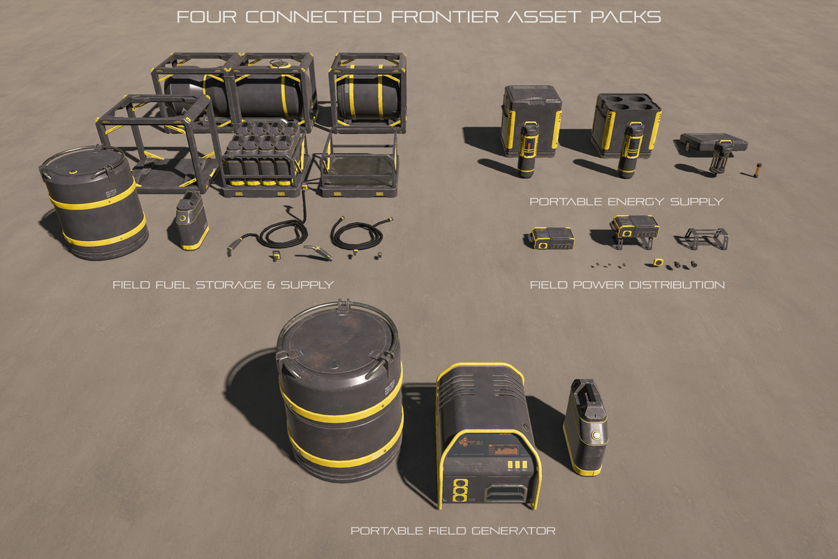 Frontier - Sci-Fi Power Generation, Fuel & Supply Bundle