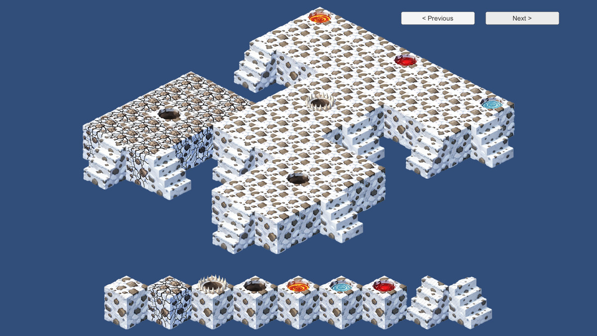 2D Isometric Modular Tileset – Desert & Frozen