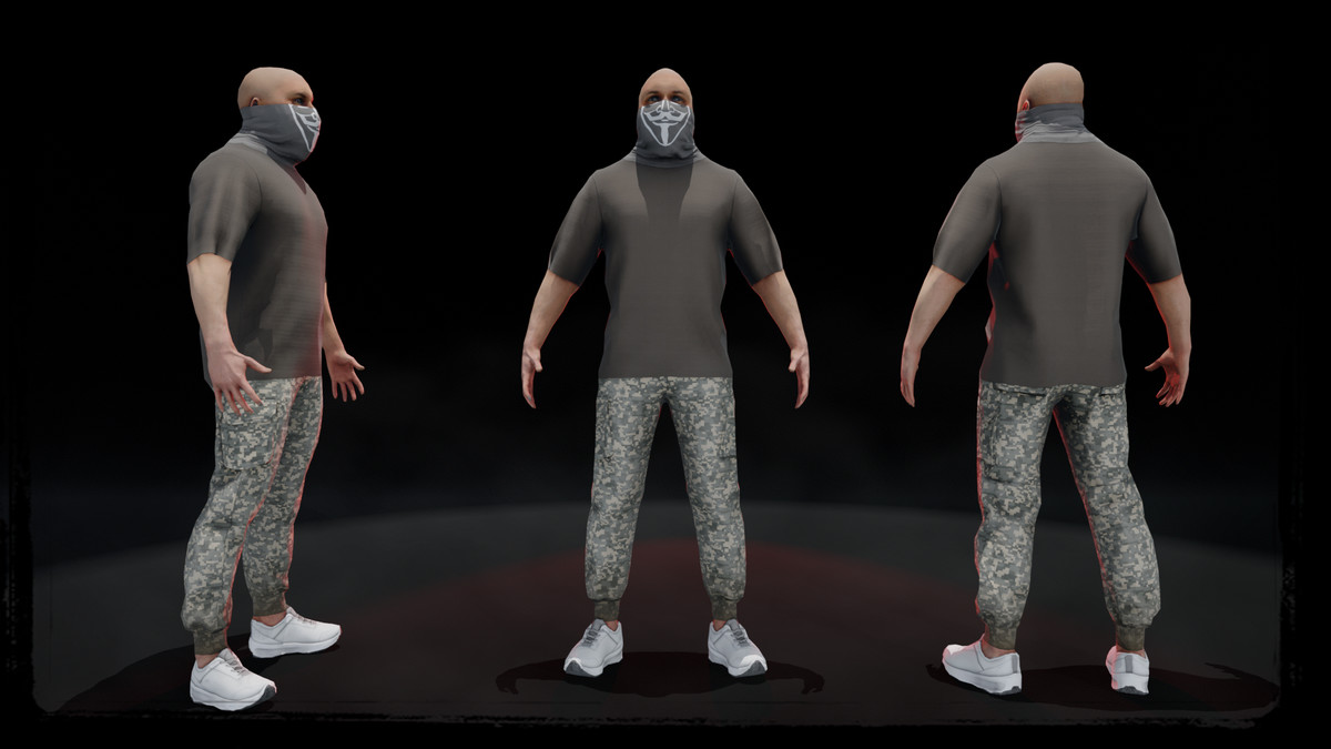 Urban Insurgent (Low Poly)