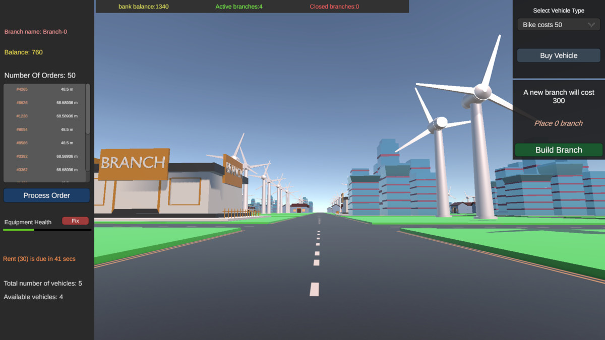 Delivery Simulator