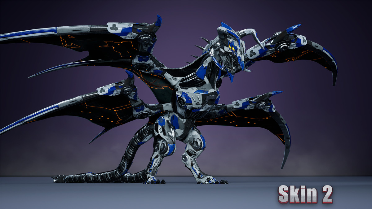 Sci-Fi Dragon 4Wings