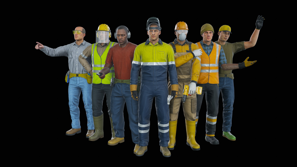 Workers Modular Character