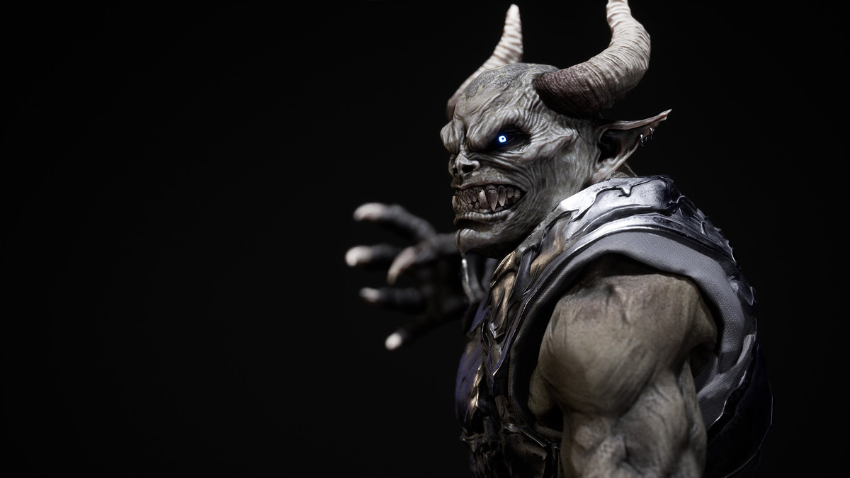 Medieval Demon Creature