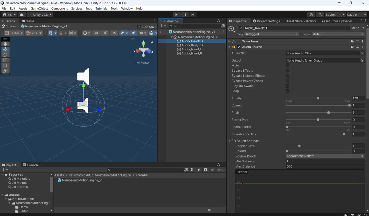 NeuroSonic Motion Audio Engine