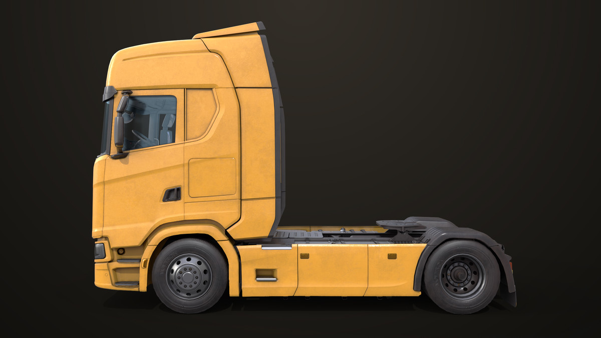 Chassis 06 Yellow URP HDRP Textures