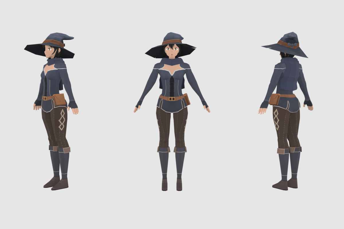 Stylized Mage Pack – Animated Characters (Male & Female)