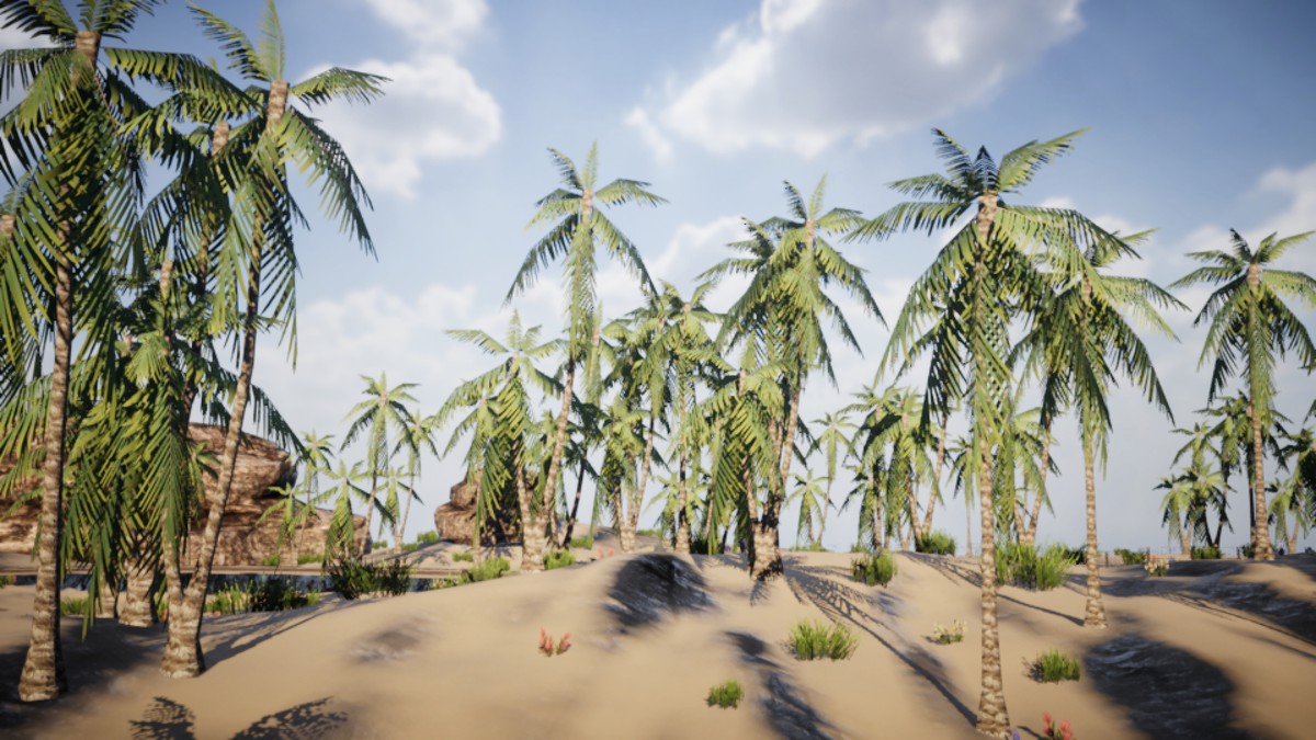 Mobile Palm Tree Bundle (for URP)