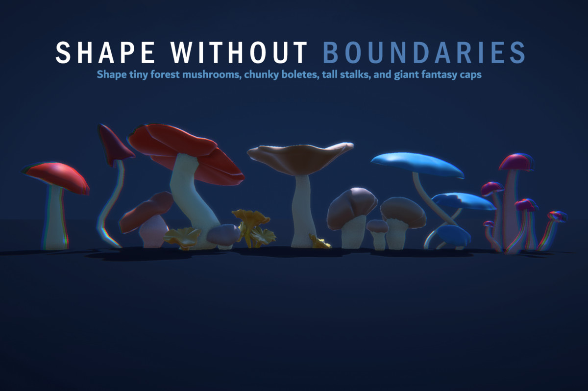 Mushroom Shaper - Stylized Fungi Editor & Mesh Generator