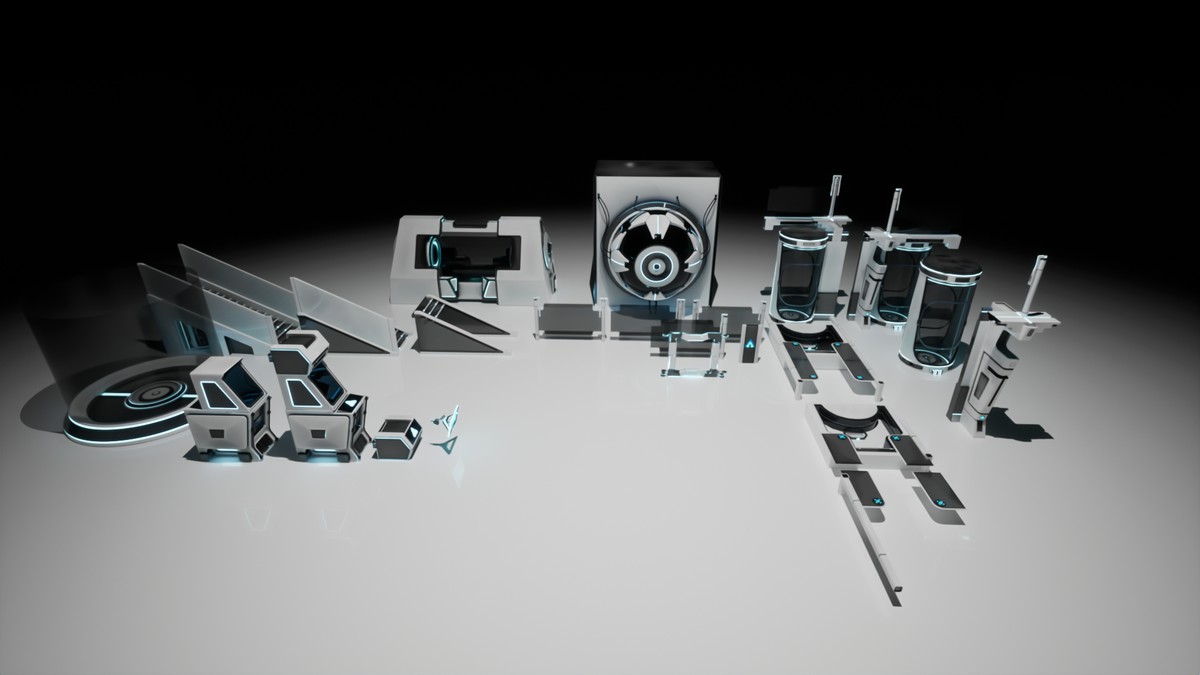 Futuristic Research Facility – Modular Sci-Fi Environment