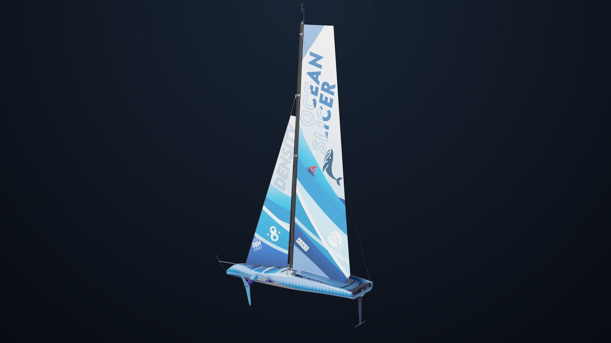 Yacht Hydrofoil Sailing Boats HDRP URP Textures