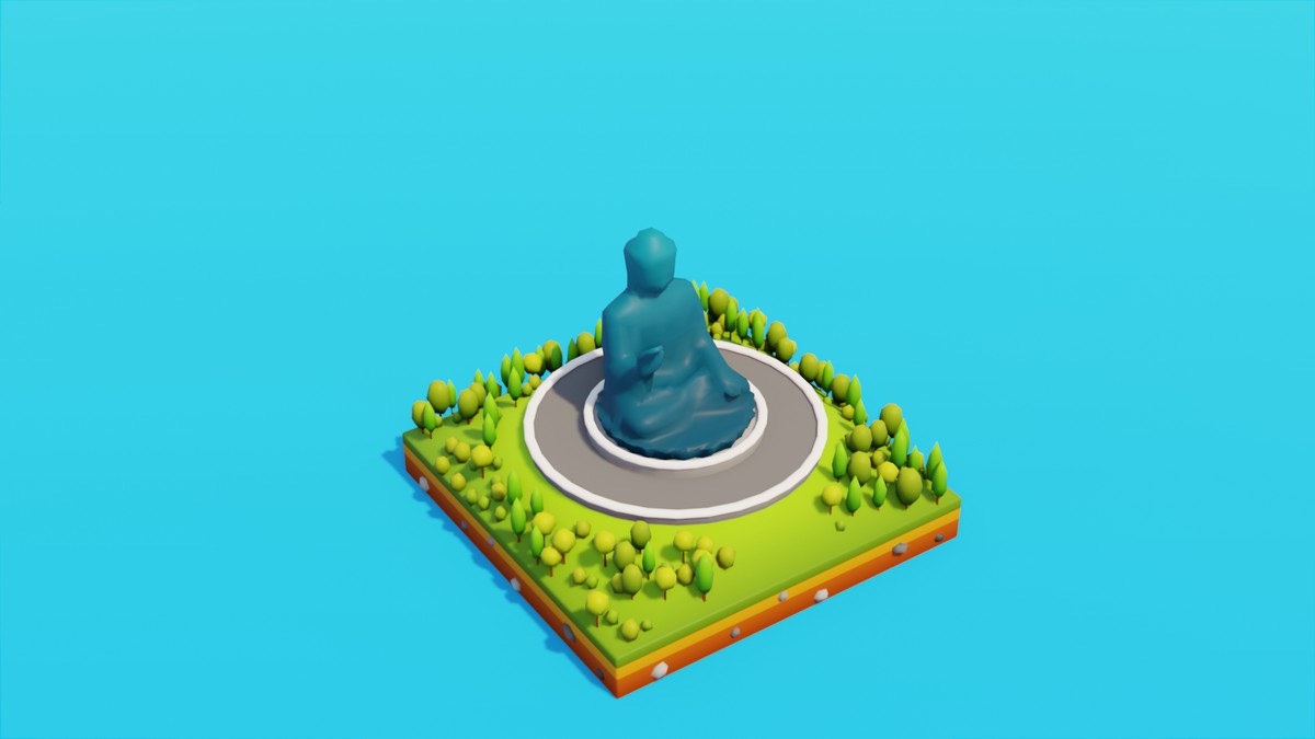 Low Poly LandMarks by IGS