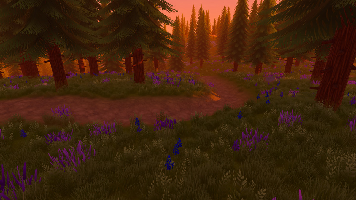 Stylized Poly Nature - 3D Environment + Day Night Cycle & Dynamic Cloud Shadows