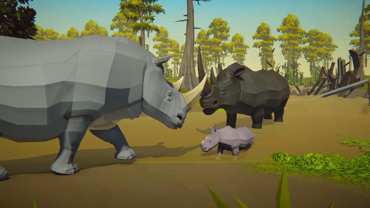 Poly Art: Rhino