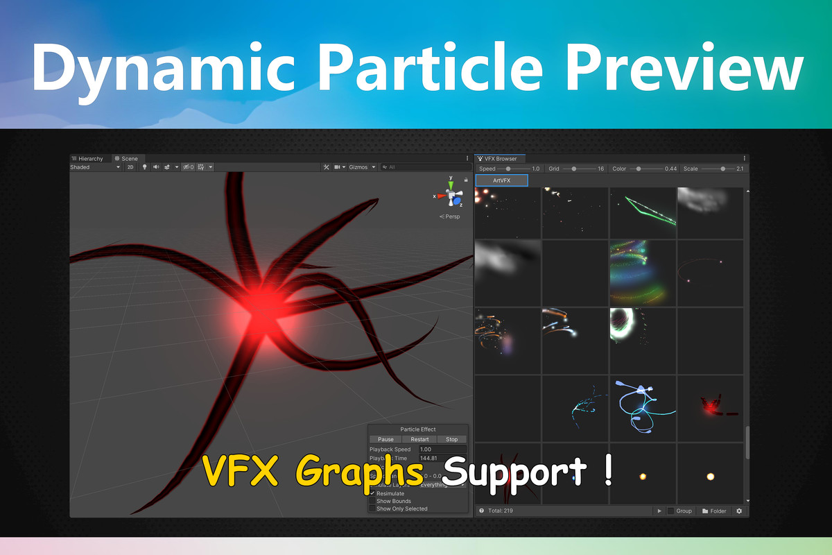 Dynamic Particle Preview | VFX Browser