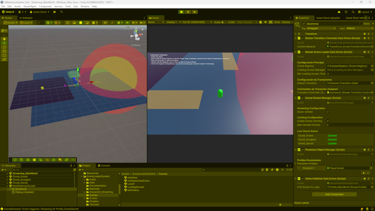 Streamline: Universal Scene Streaming & Management