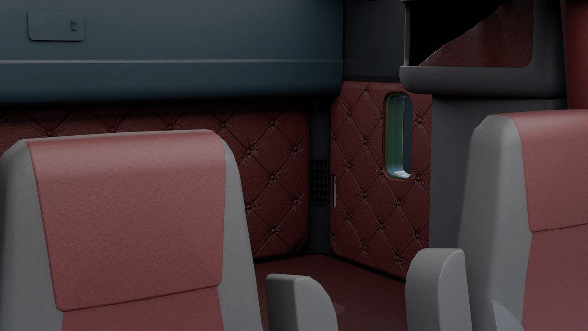 Heavy Truck Chassis 07 Blue and Green URP HDRP Textures