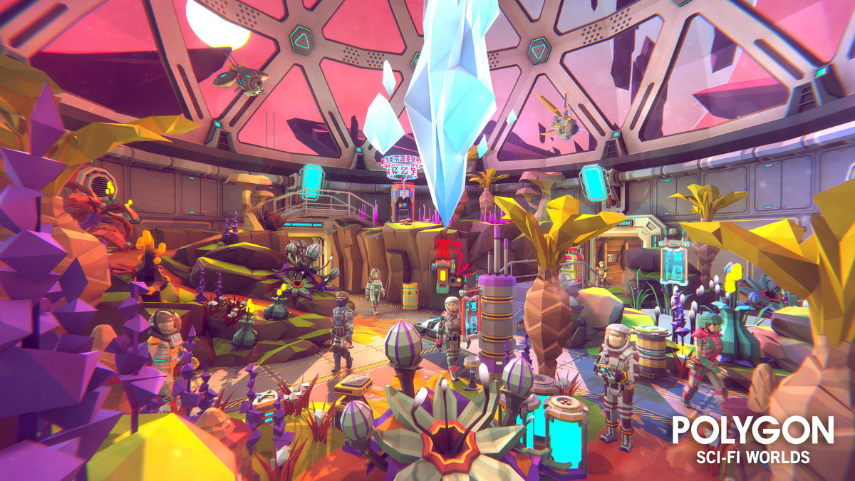 Value Bundle – POLYGON Sci-Fi Worlds, Swamp Marshland & Sci-Fi Outpost Map