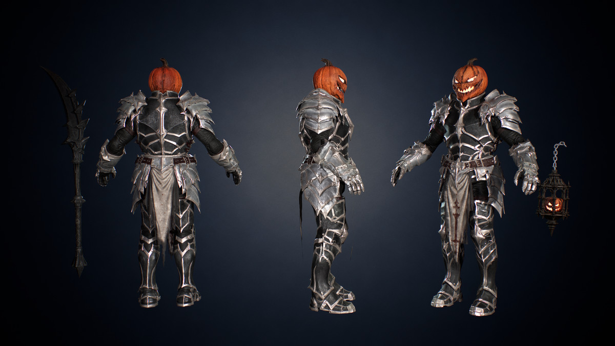 Pumpkin Reaper – Dark Fantasy Halloween Character