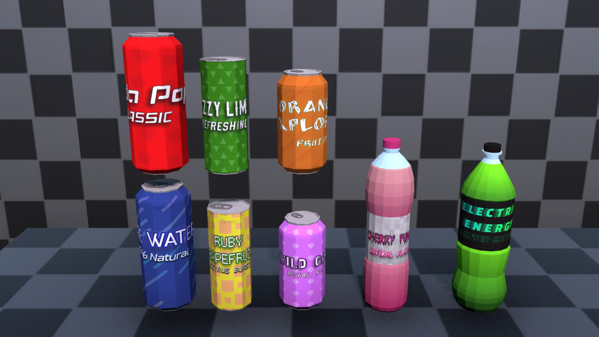 Poly Provisions - Low Poly Convenience Store Kit